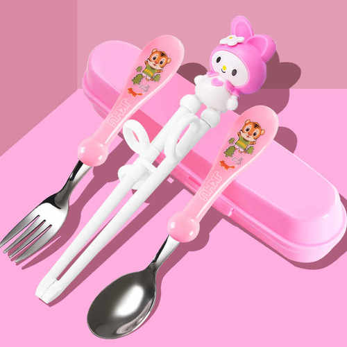 儿童筷子训练筷一二段宝宝练习辅助筷1 2 4 6岁幼儿学吃饭学习筷3