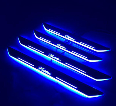 适用于凯迪拉克SRXATSLCT5/6XT4/6/5流光迎宾踏板灯LED门槛条改装