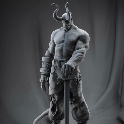 双头地狱男爵血皇后崛起高精分件手办模型3D打印模型STL文件素材