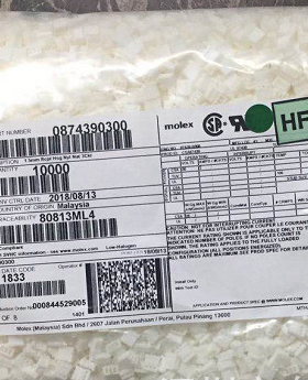 molex连接器 87439-0300 874390300 胶壳3P 原装现货 一个起拍