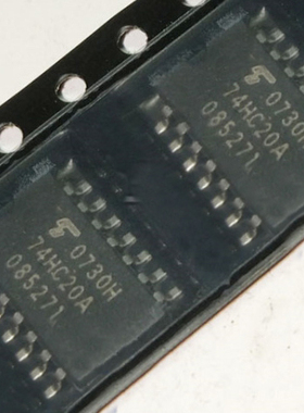 TC74HC20AF 丝印74HC20A 贴片SO-14 Toshiba  全新原装