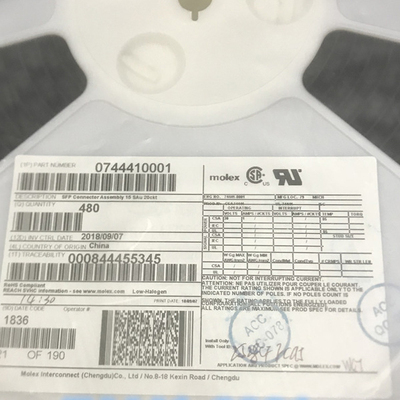 molex连接器 74441-0001 744410001 针座20P 0.8MM间距 原装现货