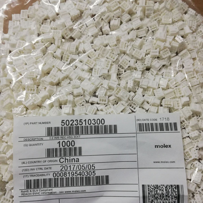 一个起拍 molex连接器 502351-0300 5023510300 胶壳3P 原装现货