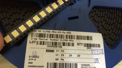 LED 灯珠 CREE 美国科瑞CLP6B-MKW-D0-ME-999 6050/5050白色 0.5W
