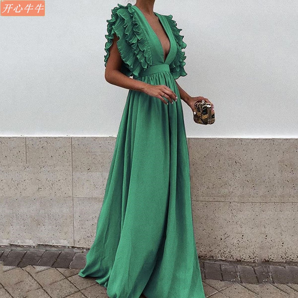 Plus Size Maxi Dress Womens Sexy Party Gown Long Dresses礼服