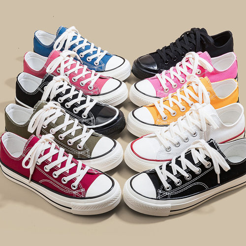 Low cut canvas shoes for men and women, casual shoes for st
