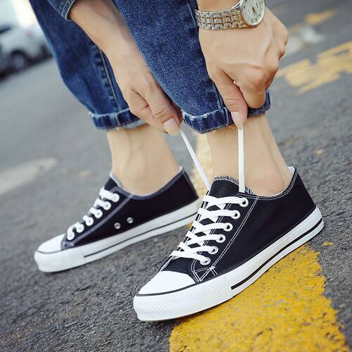 Men's canvas shoes, casual shoes for couples, low top board
