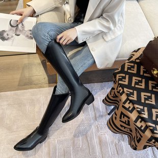 long boots women 欧美单靴女高筒靴女骑士长筒靴鞋 martin