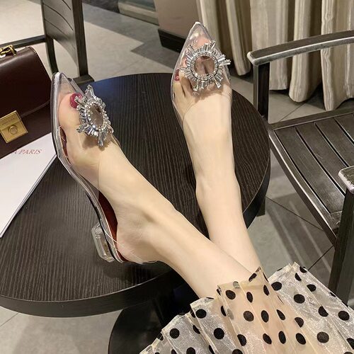 Spring/Summer women's Sunflower High Heels Shoes sandals
