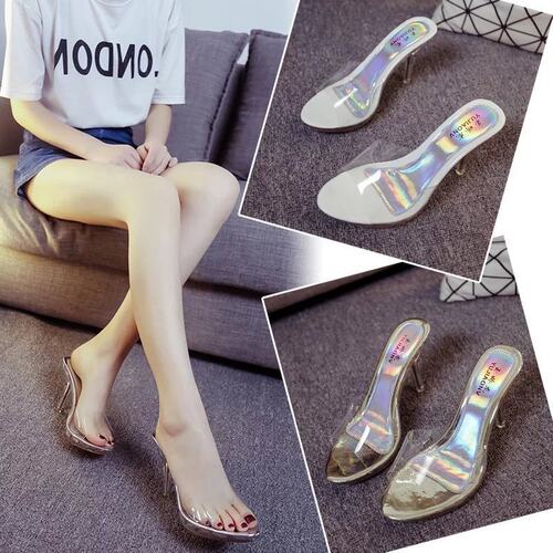 High heels, sandals, women's summer sexy ladies' slippers,
