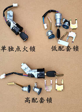 雷丁D50D70D80比德文M6M7宝路达海全电动车车门锁芯点火开关套锁