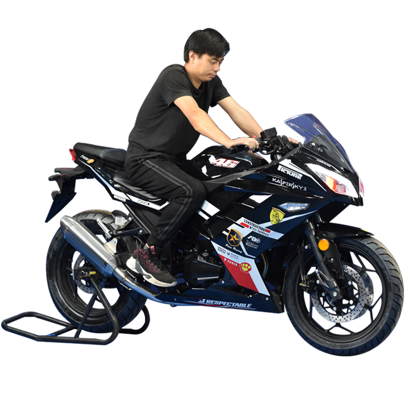 全新v6摩托车国四电喷跑车400公路赛 小忍者r3地平线重机车可上牌