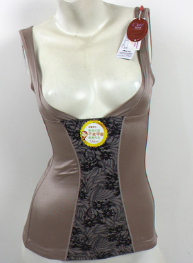 正品奥维丝丽23251 收胃收腹托胸美体塑身上衣塑身背心