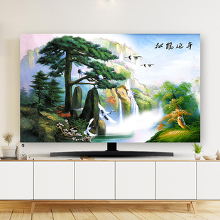YEVA伊娃电视机防尘罩套盖布55寸65寸75寸轻奢北欧壁挂式 简约现代