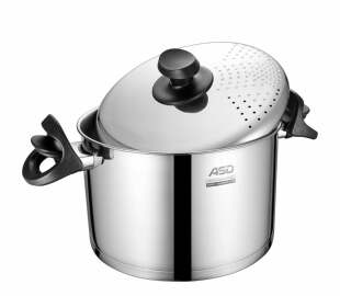 爱仕达磁通不锈钢新型汤锅TS22H3WG复合三层底煲汤桶炖肉锅带盖