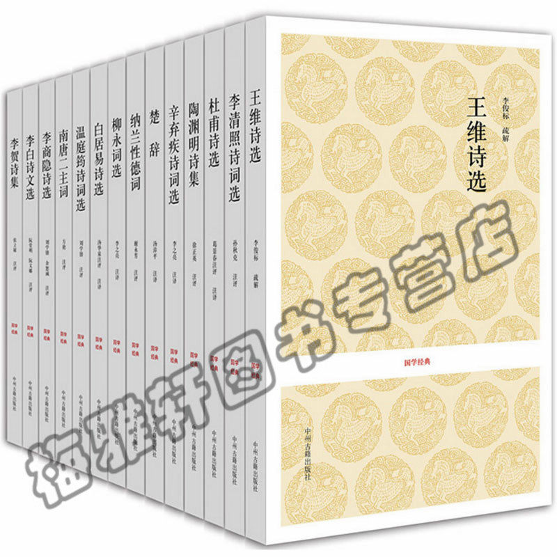 正版中国古诗词精选白居易楚辞杜甫李白李贺王维纳兰性德词陶渊明唐诗宋词元曲图解详析古典歌赋鉴赏精选大全集书籍国学经典书籍