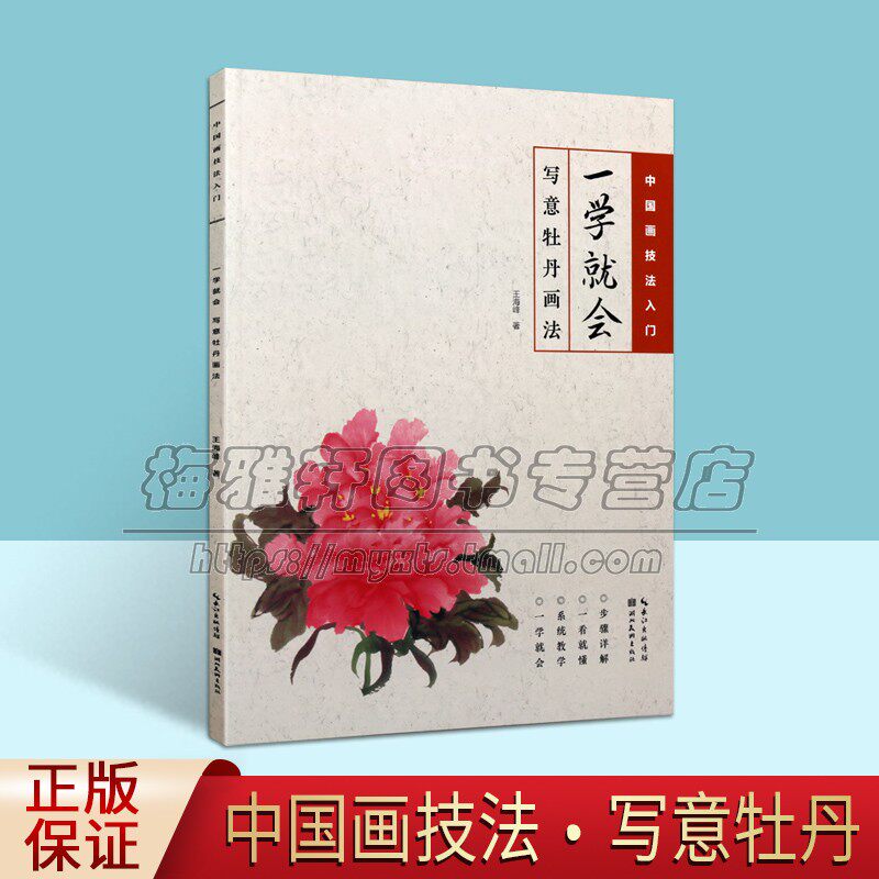 写意牡丹画法技法中国画水墨牡丹花技法画法步骤如何怎么样画基础入门