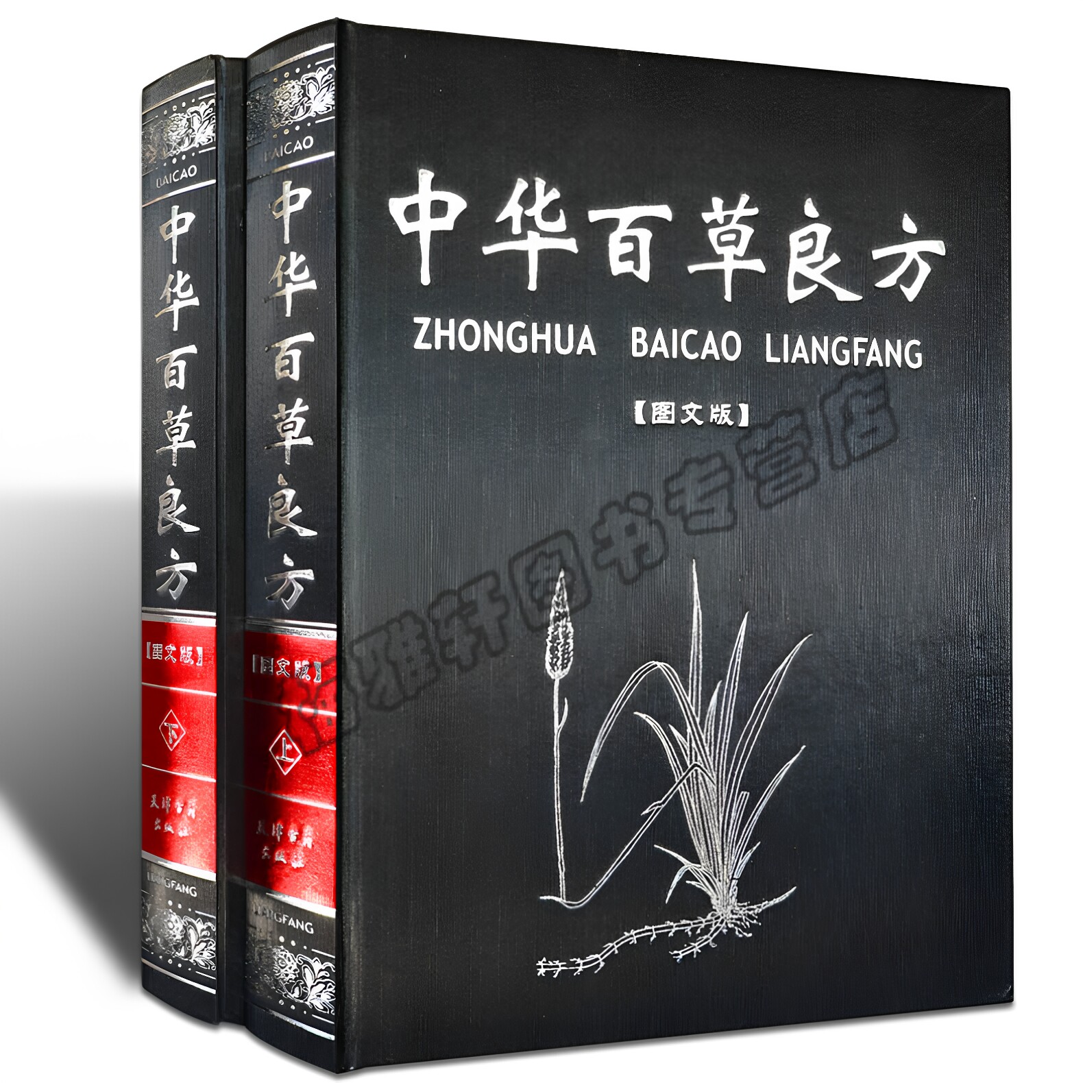 正版包邮中国/中华百草良方精装全套全集2册图文版中医中老年养生保健附方剂偏方中医中成药手册中草药图谱图鉴鉴别药典大全集书籍