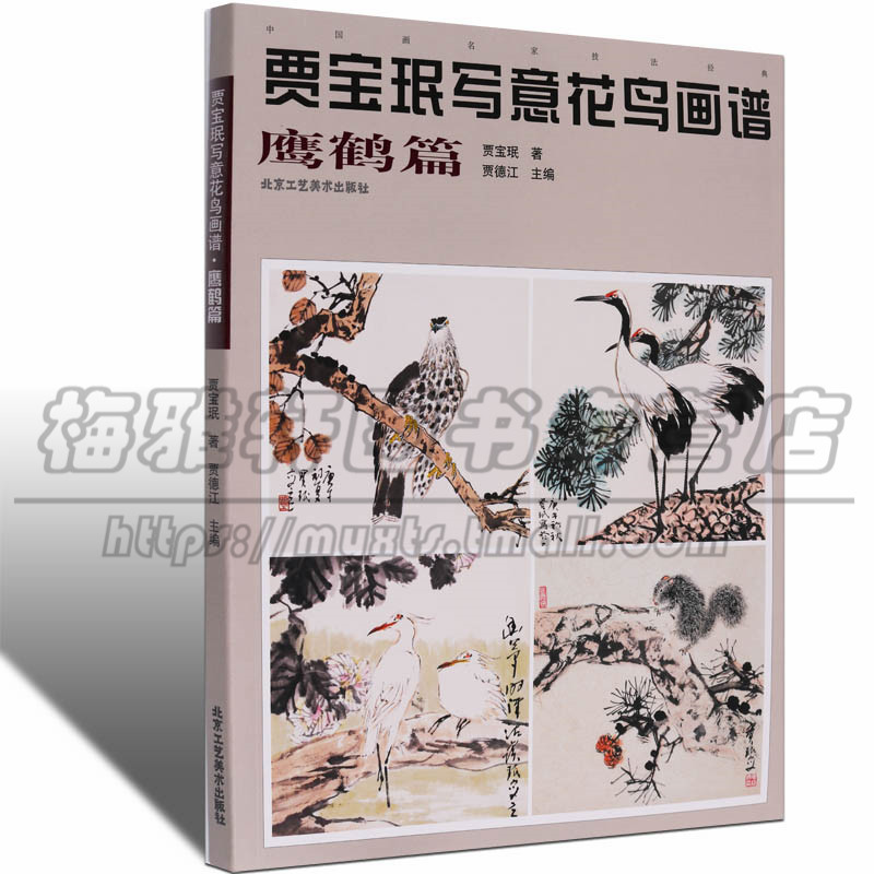 写意鸟类技法 贾宝珉 中国画水墨禽鸟翎毛苍鹰鹤白鹭技法画法步骤如何