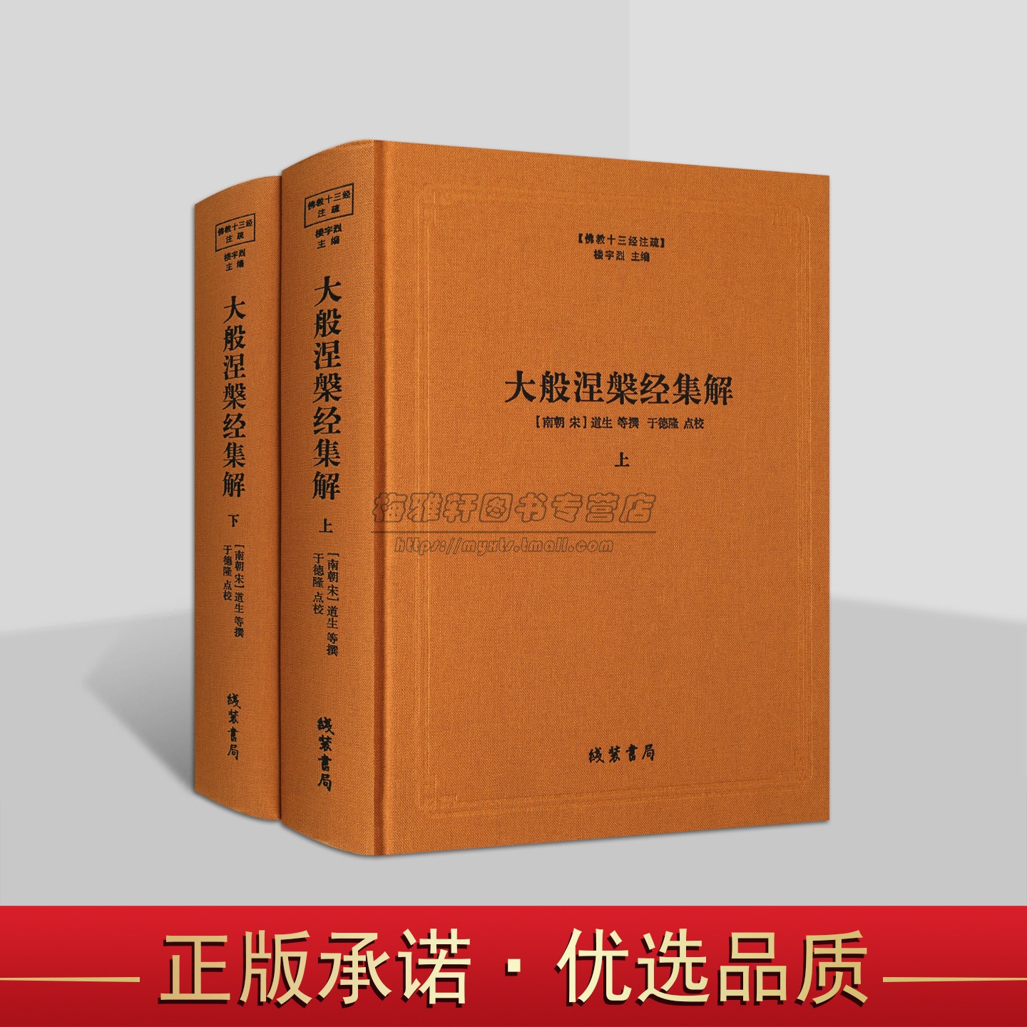 佛教十三经注疏：大般涅槃经集解(全2册)(南朝宋)道生撰于德隆点校简体横排本大乘佛经大藏经佛经原文原著注释解析 线装书局的书籍