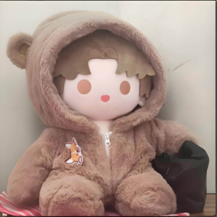 棉花娃娃属性40cm柏源世界之外同款顾时夜夏萧因易遇毛绒玩偶公仔