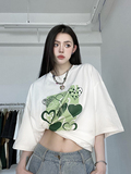 XZ607-1-DT516-P38控价49印花款短袖T恤，女装T恤，星座607-1