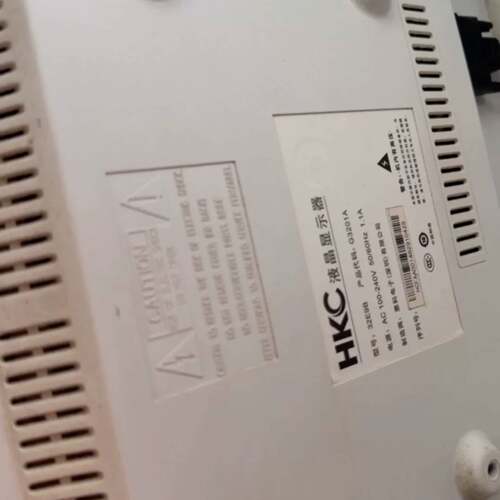 可维修HKC NB32F 32寸液晶显示器，型号P320plus，