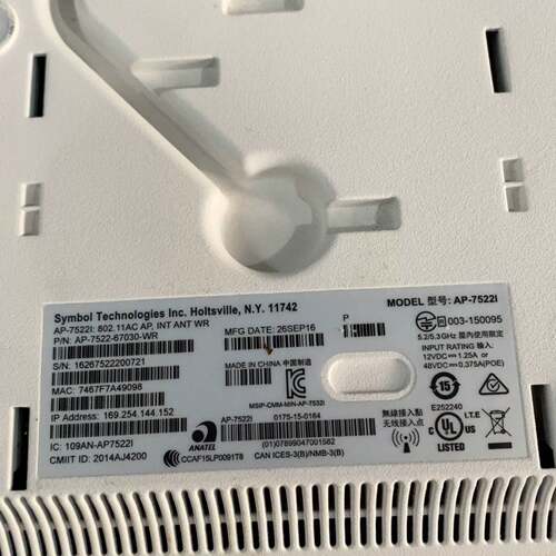可维修symbol讯宝ap-7522l企业无线ap