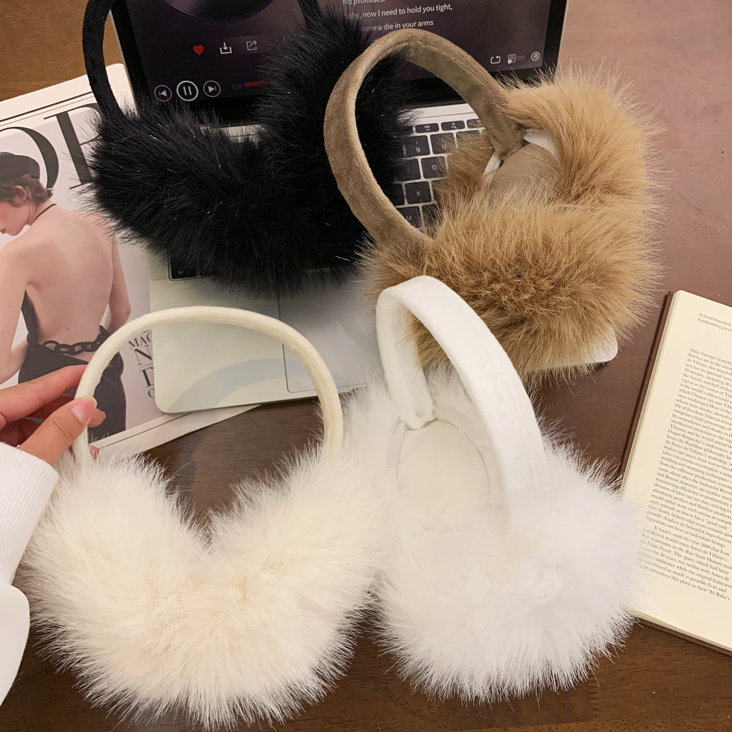 冬季保暖百搭耳罩耳套防寒耳捂子