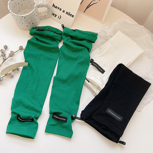 男女通用夏季防晒冰袖抽绳可调节