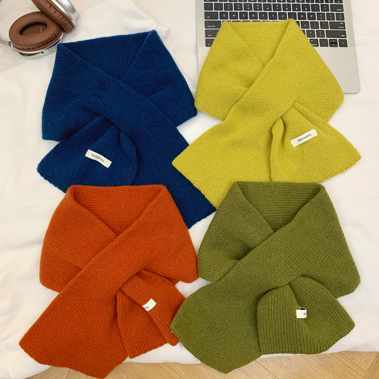 冬季保暖百搭100%wool围巾围脖女