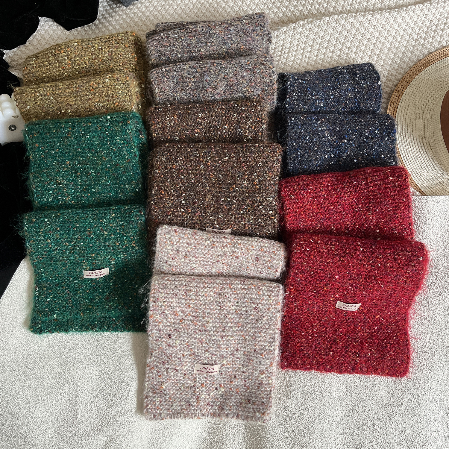 秋冬韩版男女通用百搭围巾保暖