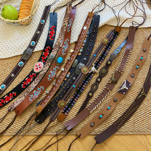 饰高级感外搭潮 腰带配饰系帽装 美式 y2k小众腰链女辣妹风复古个性