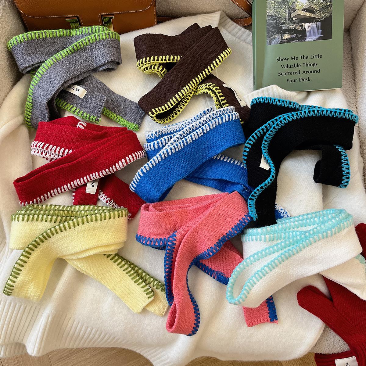 毛绒围脖韩版女生秋冬季