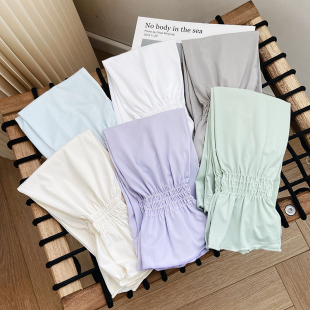 子泫雅风 夏季 女防晒袖 套开车手套护臂简约纯色可爱冰手臂袖 开车袖