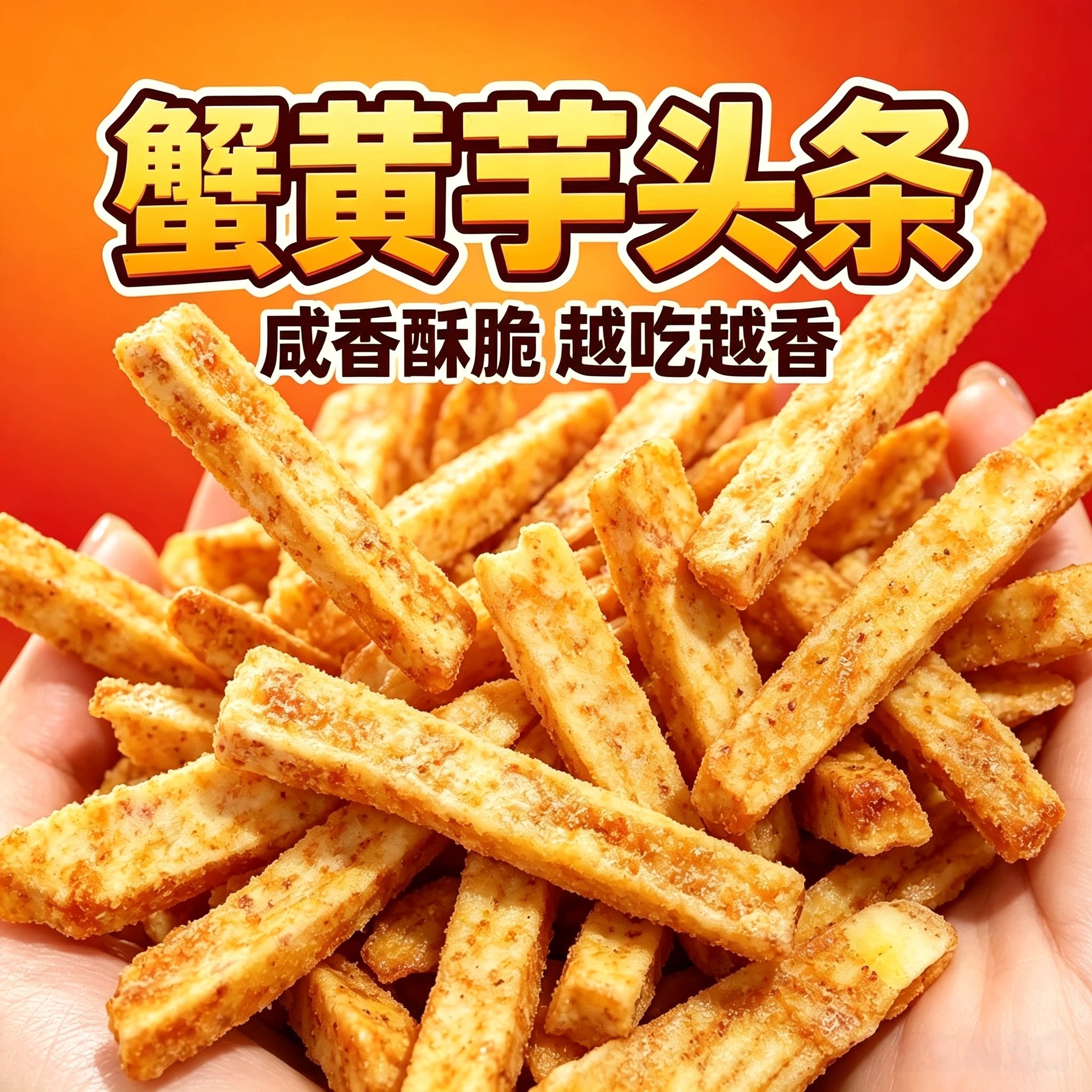 非油炸香脆荔浦蟹黄味芋头条咸蛋黄芋头脆孕妇网红休闲小零食特产