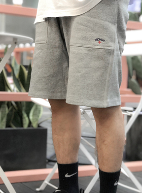 NOAH 20S/S夏季潮流男生女生宽松短裤中裤六分裤休闲裤