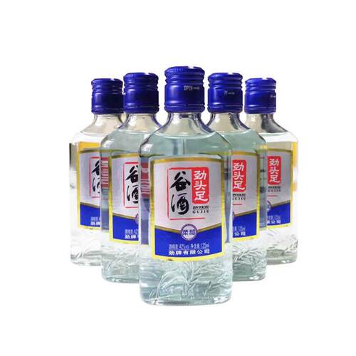 劲牌 毛铺劲头足谷酒42度125ml*6瓶 柔和型 小瓶酒