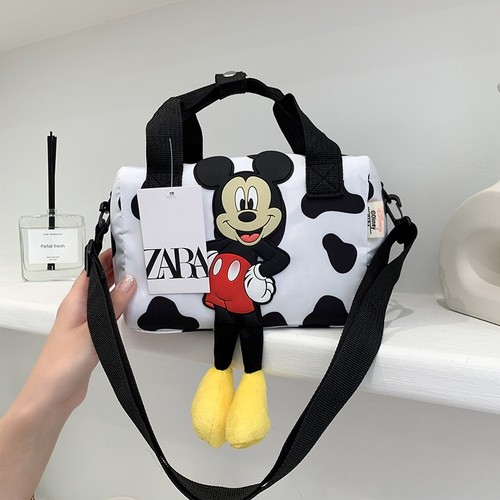 卡通风帆布韩版单肩斜挎包