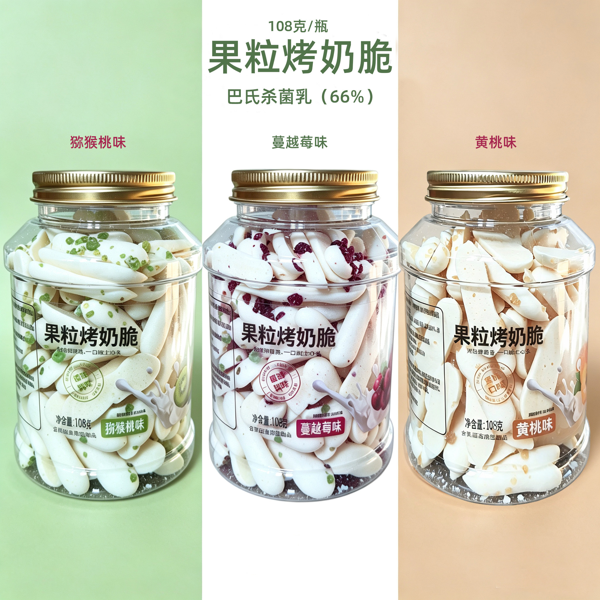 宝宝健康零食奶条带果粒烤奶脆片办公室解馋小零食营养酥脆奶皮子