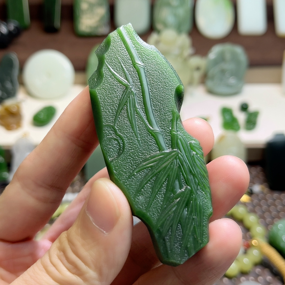 和田玉碧玉节节高升