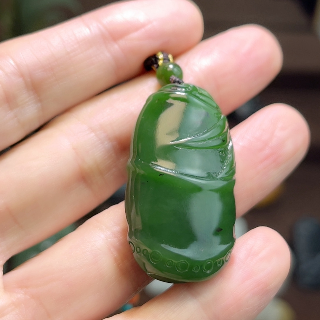 和田玉碧玉节节高升