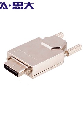 HDR-E26MSG1+ CameraLink工业相机连接器SDR 26pin弯针插头公母头