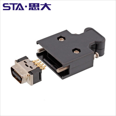 14PIN MDR连接器SCSI插头10314-52A0-008 10314 2-5175677-1