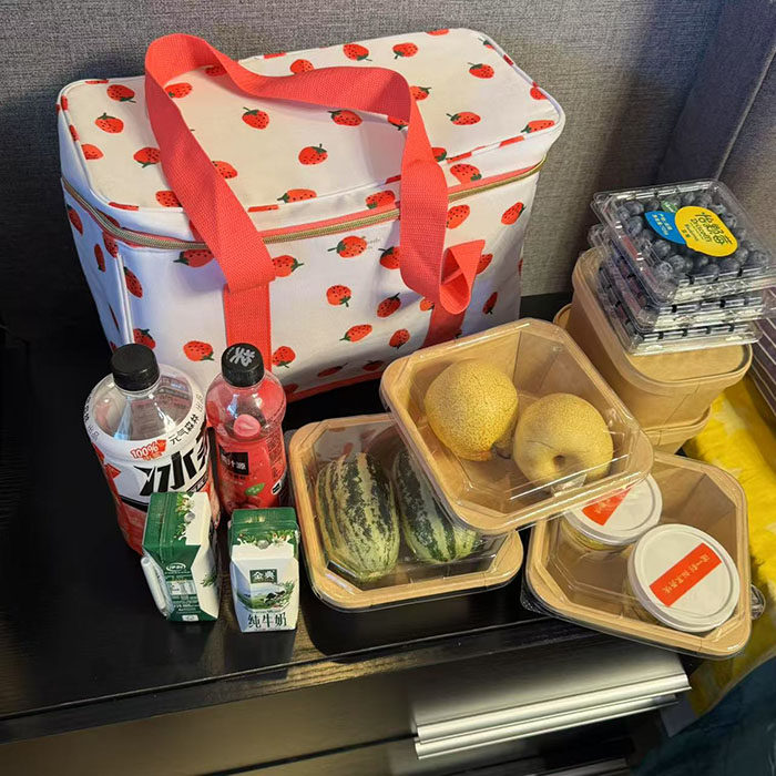 一件包邮！出口尾货KS草莓超美超大容量野餐旅行露营车载保温包,收纳整理,保温包,淘宝优惠券,粉丝福利购,淘宝优惠卷