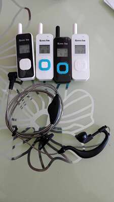 Smile SIN RISE 中晨 songxun JIANGKE 迷你对讲机耳机耳麦塞挂