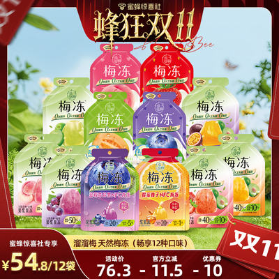 溜溜梅梅冻12袋蒟蒻果冻