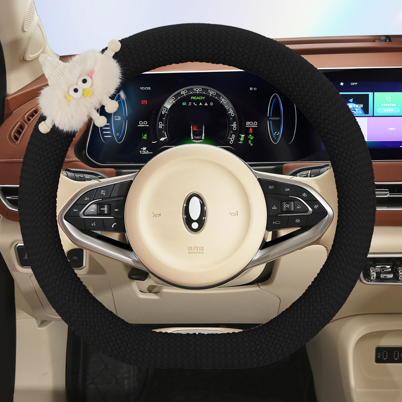 宝骏730专用汽车把套宝骏510/560/310/360/e100毛绒方向盘套冬季