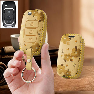 金彭D70艾咪电动车钥匙套D90蚁客星光领冠遥控锁匙包男保护套壳扣