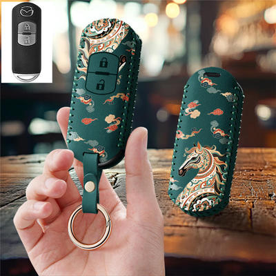 适用马自达昂克赛拉3阿特兹6汽车钥匙套cx8保护包壳扣女高级21款